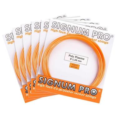 Imagem de Corda Signum Pro Poly Plasma 1.23mm Pack com 06 Unidades - Set Individual - Laranja-Unissex