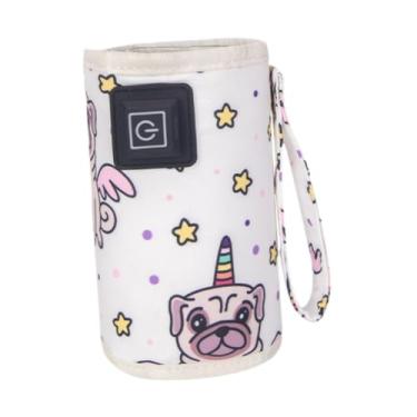 Imagem de Dynwave Aquecedor de mamadeira portátil, bolsa aquecedora para mamadeira, aquecedor de alimentos, materno para alimentação noturna fora de casa.