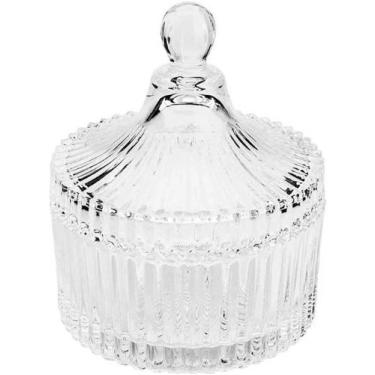 Imagem de POTICHE DECORATIVO DE CRISTAL CARROSSEL 6,9x6,7x9,2cm - LYOR