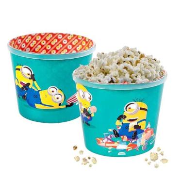 Imagem de Balde de Pipoca dos Minions 2L Meu Malvado favorito Original - Plasúti