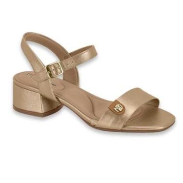 Imagem de Sandalia Feminina Modare Salto Bloco Baixo Confortavel Casual Festa Ref: 7211.101-Feminino