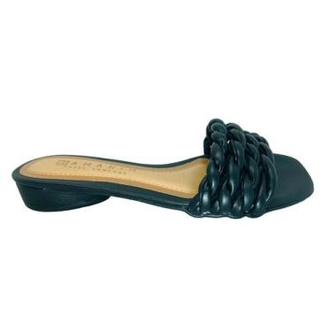 Imagem de Sandalia feminina ramarim rasteira e tamanco , Preto, 36