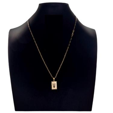 Imagem de Cordão Carti Fecho Lagosta E Letra V