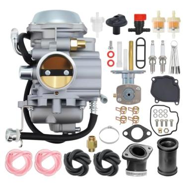 Imagem de Carburador 0470-352 adequado para Arctic Cat 250 300 400 500 1998-2001 2x2 2x4 4x4 ATV, Suzuki Quadrunner 500 LT-F500F LTF500F, substitui 0470-352 0470-352 0470-352 62 04 70-348 0470-367