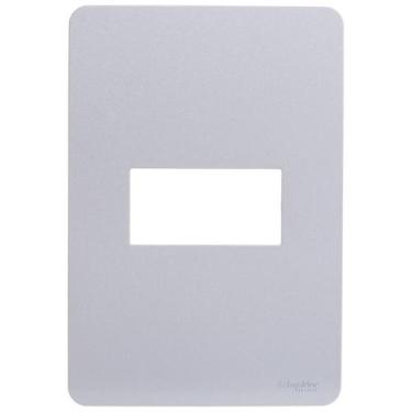 Imagem de Placa 4x2 1 Posto Gamma Silver Orion - S730101274 - SCHNEIDER - Steck