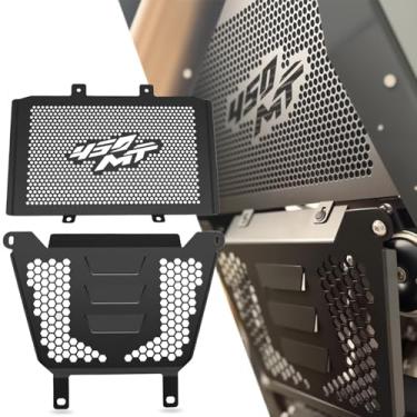 Imagem de Para 450MT 450 MT 450 mt450 2024 2025 2026 novos acessórios cnc alumínio tanque de água capa protetora capa protetora motocicleta radiador protetor motor placa antiderrapante capa