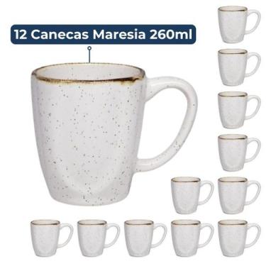 Imagem de Conjunto 12 Canecas Café Chá 260ml Ryo Maresia Oxford
