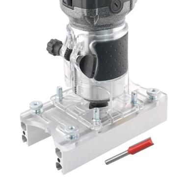 Imagem de Guia de Borda de Fresadora,Suporte de Fixação de Máquina de Aparar | Suporte De Router Para Fresagem Oca,Uso Em Marcenaria, Garagem, Oficina Doméstica, Artesanato, Ranhurar, Entalhar E Gravar