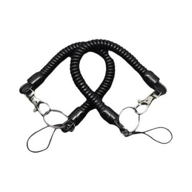 Imagem de Corda De Coleira Elástica Com Fecho De Lagosta E Anel De Chaveiro Cara