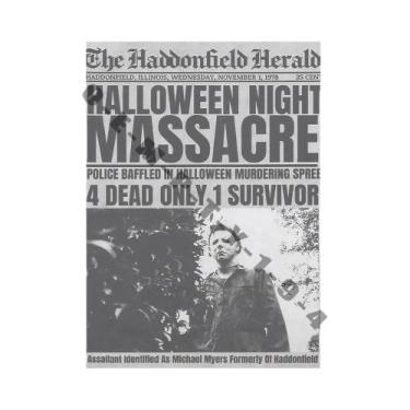 Imagem de Pôster De Arte De Parede De Filmes De Terror Clássicos Impressão Em Lo