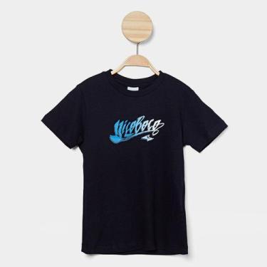 Imagem de Camiseta Infantil Nicoboco Básica Menino, Preto, 8A