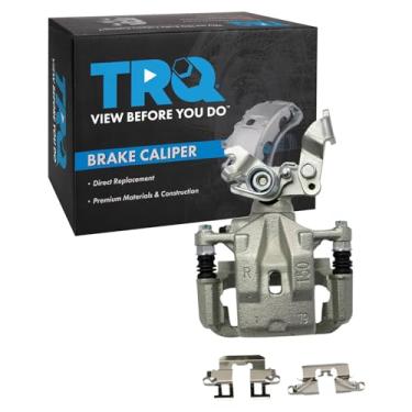 Imagem de TRQ Pinça de freio traseira direita com suporte do lado do passageiro compatível com Ford Fusion 2006-2012 Lincoln MKZ 2006-2012 Zephyr 2006-2013 Mazda 6 2006-2011 Mercury Milan