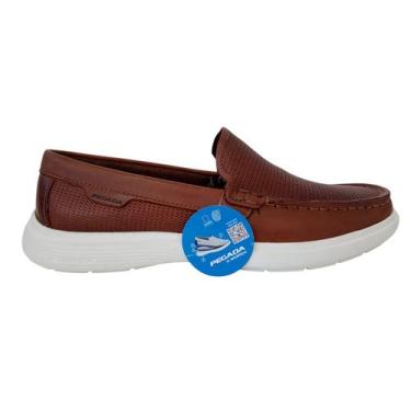 Imagem de Sapato Pegada Em Couro Casual Urbano 2026, 42, Pinhão