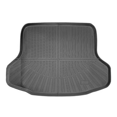 Imagem de WGGDRAQQ Forro de porta-malas para Nissan Sentra 2020-2025 Tapetes traseiros para porta-malas bandeja de bota 3D TPE para todos os climas preto