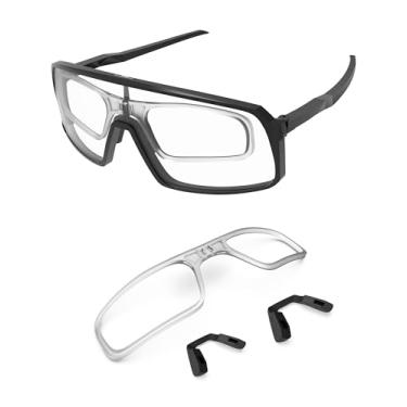 Imagem de PapaViva Suporte de lente de prescrição RX de encaixe para Oakley Sutro/Sutro Lite/Sutro Lite Sweep/Sutro S/Sutro Ti OO9406 OO9406A OO9463 OO9463A OO9465 OO9462 OO6013 - Transparente