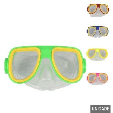 Imagem de Máscara de Mergulho EM Silicone Infantil Ajustável - Tudo em Caixa - T