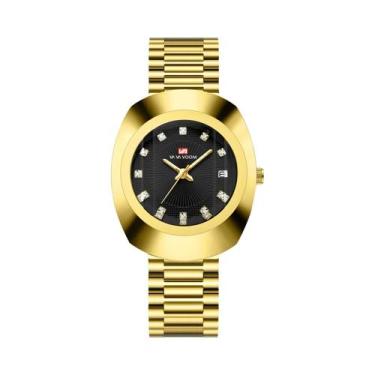 Imagem de Relógio De Luxo Masculino Em Aço Inoxidável Com Movimento Quartz 40mm 