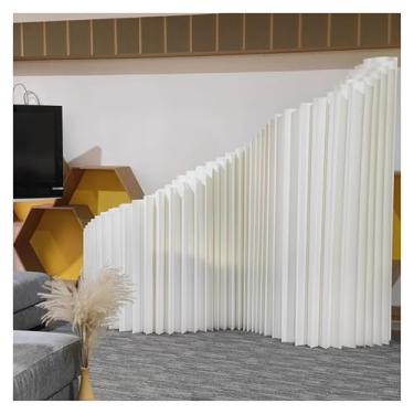 Imagem de Room divider Divisórias de papel dobráveis ​​flexíveis e retráteis, usadas para decoração de ambientes, escritório, loja de roupas, parede divisória de privacidade(4x1.6m/13.1x5.24FT)