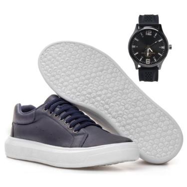 Imagem de Tenis Casual Masculino Oversize Sola Alta Ajuste Em Cadarço - Macqueen