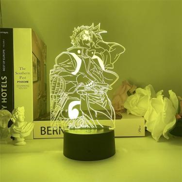 Imagem de Luz noturna USB Jojo`s Bizarre Adventure Star Platinum Jotar