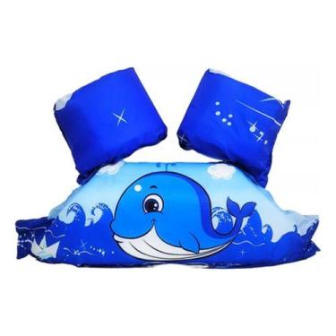 Imagem de Colete Boia Auxiliar Piscina Infantil Kids Praia Salva Vida Não Fura -