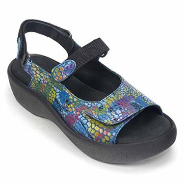 Imagem de Wolky Jewel Sandália feminina confortável, Linen Leather, 12