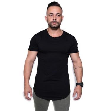 Imagem de Camiseta Longline confort Kruger's Concept - Masculino - P - Preto, Pr