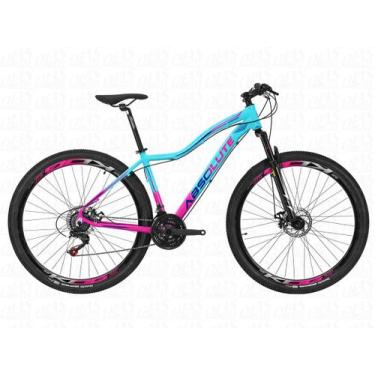 Imagem de Bicicleta Feminina Aro 29 Absolute Hera 24V Freio a Disco, Azul rosa, 