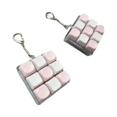 Imagem de Chaveiro De Alívio De Estresse Para Adultos, Brinquedo De Teclado Com 