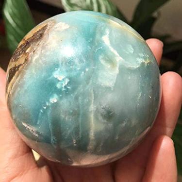 Imagem de Esfera de cristal natural bola de cristal decoração de quarto Reiki decoração de casa decoração de aquário ornamentos de pedra da sorte (tamanho: cerca de 6,5 cm)