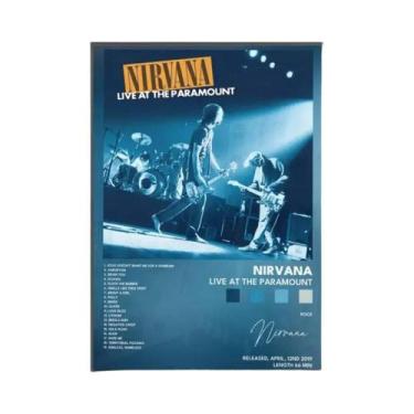 Imagem de Pôster Da Banda De Rock Nirvana Decoração Para Quarto Sala De Estar Pr