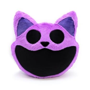 Imagem de Poppy Playtime Almofada de pelúcia CatNap da Smiling Critters, exclusiva almofada de corpo colecionável de 35,5 cm, mercadoria oficialmente licenciada com base no jogo popular