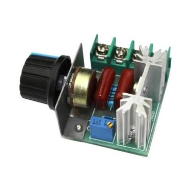 Imagem de Regulador De Tensão SCR 2000W AC 220V Dimmer Controlador De Velocidade