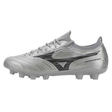 Imagem de Chuteira de Campo Mizuno Regent MD Masculina, Prata, 38