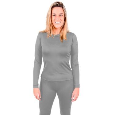 Imagem de Camisa Térmica Segunda Pele RT Feminino Frio Intenso Viagens Neve Esportes Aventura-Feminino