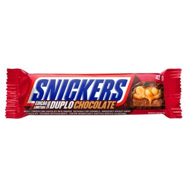 Imagem de Chocolate Snickers Sabor Duplo Chocolate 42g