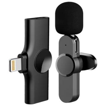 Imagem de Microfone De Lapela Ep033t P/ios/lightning 2.4ghz Preto