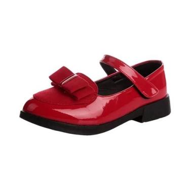 Imagem de Sapatos Infantis Estilo Britânico Elegante Para Meninas, Sapatilhas Pr