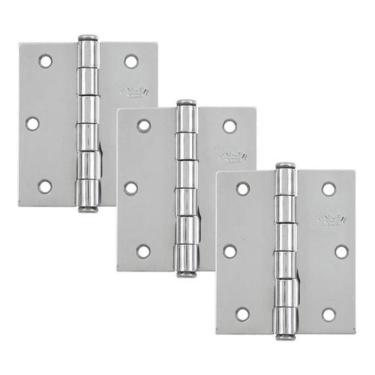 Imagem de Dobradiça Aço Inox - Para Porta E Janela De Madeira