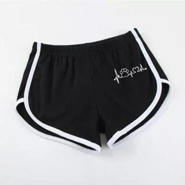 Imagem de Shorts Femininos De Algodão Respirável Para Yoga, Dança E Corrida, Sho