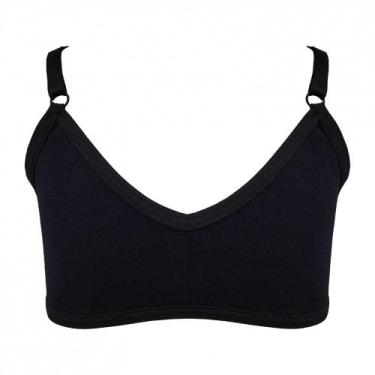 Imagem de Sutiã Menina Moça sem Bojo Cor:PretoTamanho:GG - Manu Modas, Preto, GG