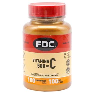 Imagem de Suplemento Vitamínico FDC Vitamina C, 100 Caps