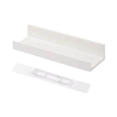 Imagem de Prateleira De Banheiro Autoadesiva Sem Furos, Organizador De Maquiagem