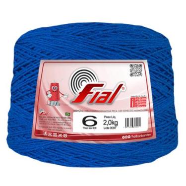 Imagem de Barbante Fial nº6 2 kg, 59 Azul Royal