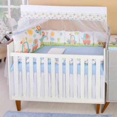 Imagem de Kit Berço Americano Almofadinhas Bebê Menino 13 peças - Avm Enxovais, 