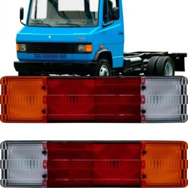 Imagem de Lanterna Traseira Mb 710 e Mb 710 Plus Completa Caminhão Mercedes Kit 
