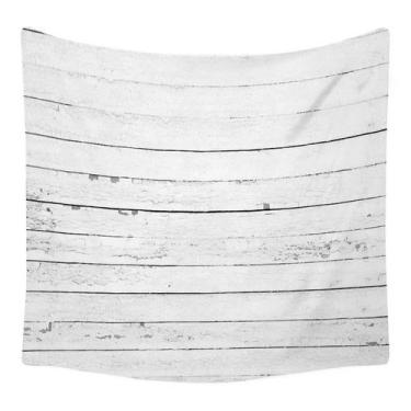 Imagem de Tapeçaria, textura de madeira, estética de sala de parede, 150x150cm, 
