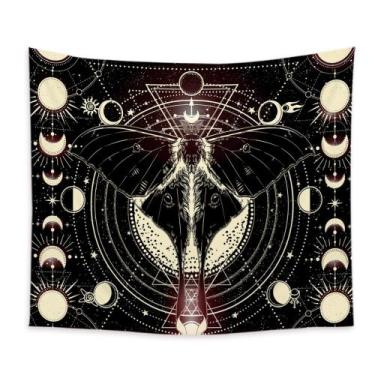 Imagem de Tapeçaria para pendurar na parede Borboleta 150x130cm de fibra de micr