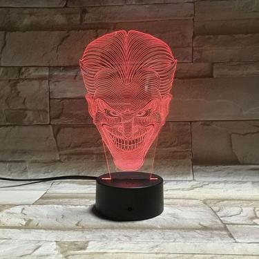 Imagem de Luz noturna LED 3D Jacks Napiers que mudam de cor para crianças - Yiwe