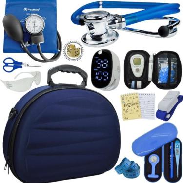 Imagem de Kit Enfermagem Maleta Medica Super Luxo Completa Promocao - Love Saude